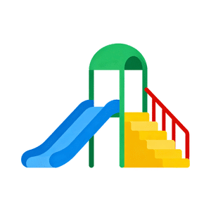 Wave slide | Playground Equipment Names for Kids