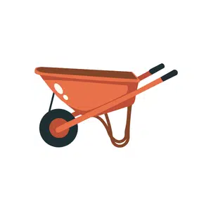 Wheelbarrow | Farm Tools Names for Kids in English