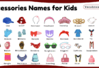 Accessories Names for Kids in English with Pictures