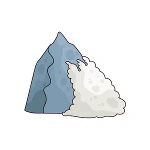 Avalanche | Mountain Things Names for Kids in English