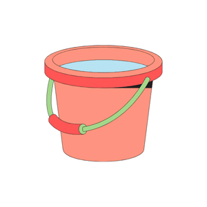 Bucket | River Things Names for Kids in English