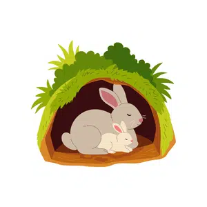 Burrow | Forest Things Names for Kids in English