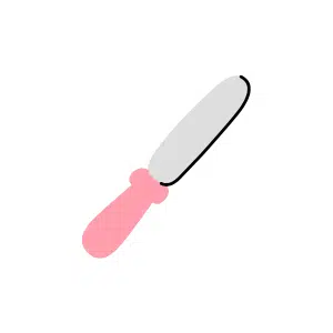 Cake knife | Birthday Party Items Names for Kids