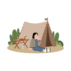 Campsite | Mountain Things Names for Kids in English