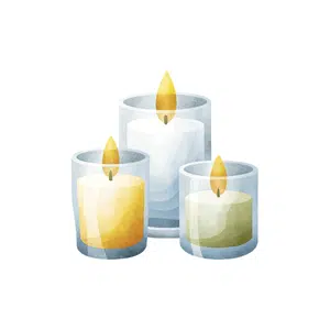 Candle | Home Decoration Items Names for Kids