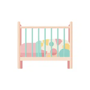 Crib | Baby Care Items Names for Kids in English