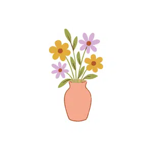 Flower vase | Home Decoration Items Names for Kids