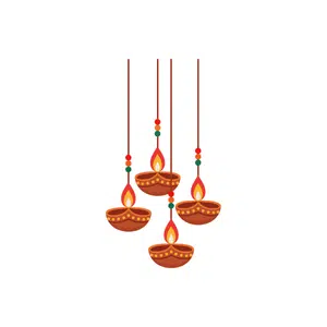Hanging light decor