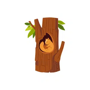 Hollow | Forest Things Names for Kids in English