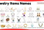 Jewelry Items Names for Kids in English with Pictures
