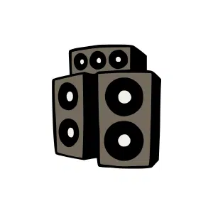 Music system | Birthday Party Items Names for Kids