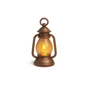 Oil lamp | Lighting Items Names for Kids