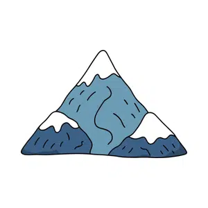 Peak | Mountain Things Names for Kids in English