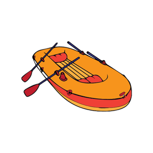 Raft | River Things Names for Kids in English