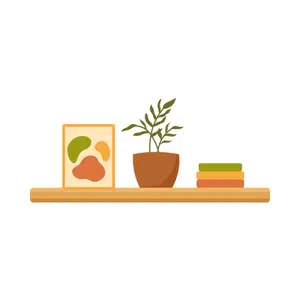 Shelf decor | Home Decoration Items Names for Kids