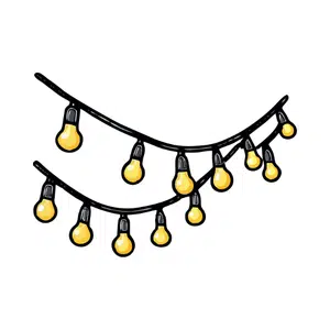 String lights | Home Decoration Items Names for Kids