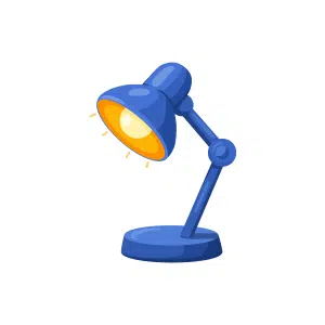 Study lamp | Lighting Items Names for Kids