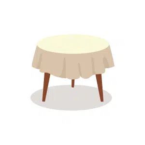 Table cloth | Birthday Party Items Names for Kids