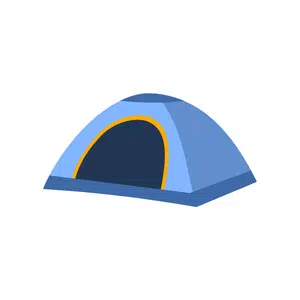 Tent | Mountain Things Names for Kids in English