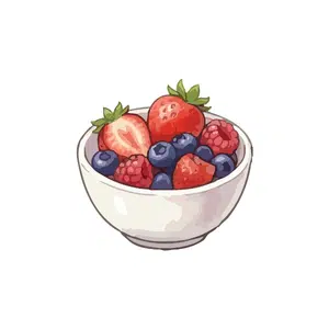 Berry Bowl | Healthy Food Names for Kids in English