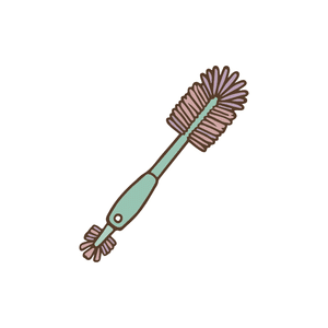 Bottle brush | Cleaning Items Names for Kids in English