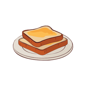Bread plate | Tableware Names for Kids