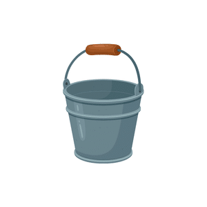 Bucket | Cleaning Items Names for Kids in English