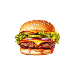 Burger | Junk Food Names for Kids