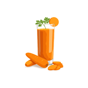 Carrot juice | Drinks Names for Kids in English