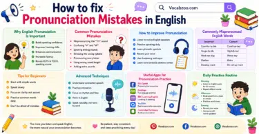 Common Pronunciation Mistakes in English and How to Fix Them