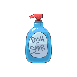 Dish soap | Cleaning Items Names for Kids in English