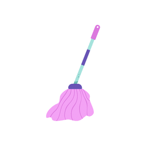 Dust mop | Cleaning Items Names for Kids in English
