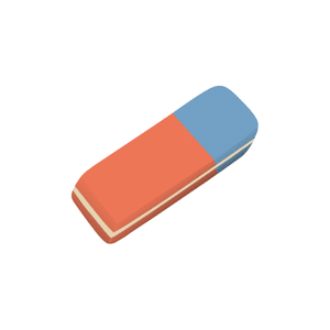 Eraser | Art Supplies Names for Kids in English