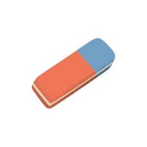 Eraser | Art Supplies Names for Kids in English