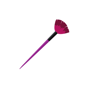 Fan Brush | Art Supplies Names for Kids in English