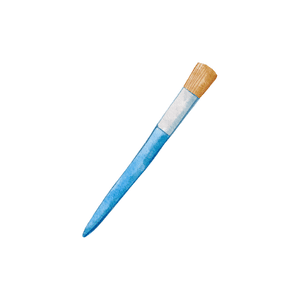 Flat Brush | Art Supplies Names for Kids in English