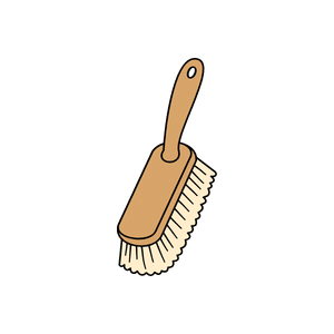 Floor brush | Cleaning Items Names for Kids in English