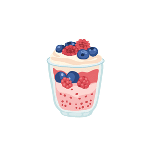 Fruit parfait | Dessert Names for Kids in English