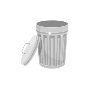 Garbage can | Cleaning Items Names for Kids in English