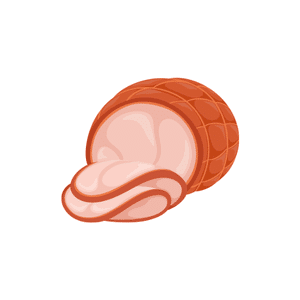 Ham | Breakfast Food Names for Kids