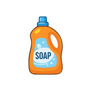Laundry soap | Cleaning Items Names for Kids in English