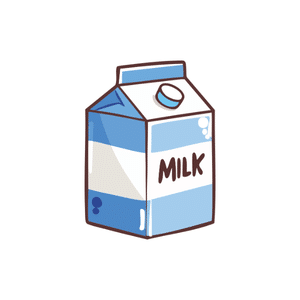 Milk | Breakfast Food Names for Kids