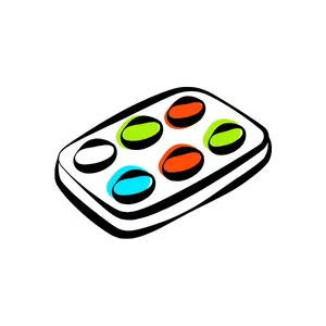 Mixing Tray | Art Supplies Names for Kids in English