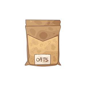 Oats | Breakfast Food Names for Kids