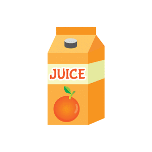 Orange juice | Drinks Names for Kids in English