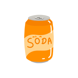 Orange soda | Drinks Names for Kids in English