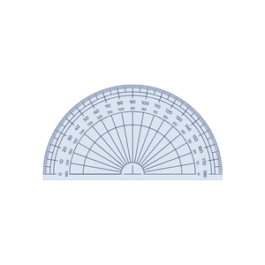 Protractor | Art Supplies Names for Kids in English
