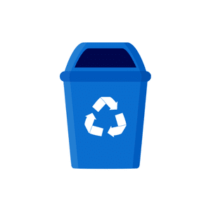 Recycling bin | Cleaning Items Names for Kids in English