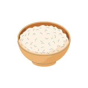 Rice Porridge | Breakfast Food Names for Kids