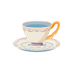 Saucer | Tableware Names for Kids